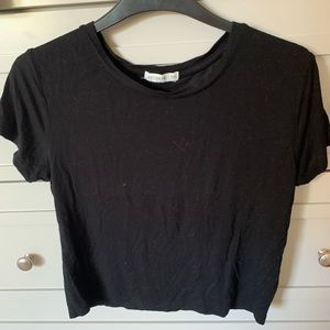 Black baby tee